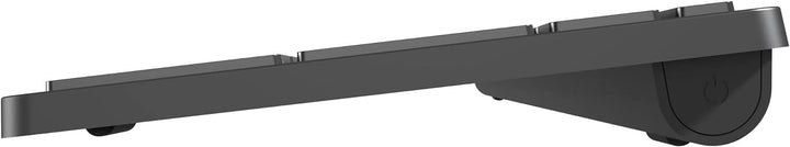 Lacerto® | Deutsche Tastatur (QWERTZ) mit grossen Buchstaben, weisser LED-Beleuchtung & USB-Anschlus