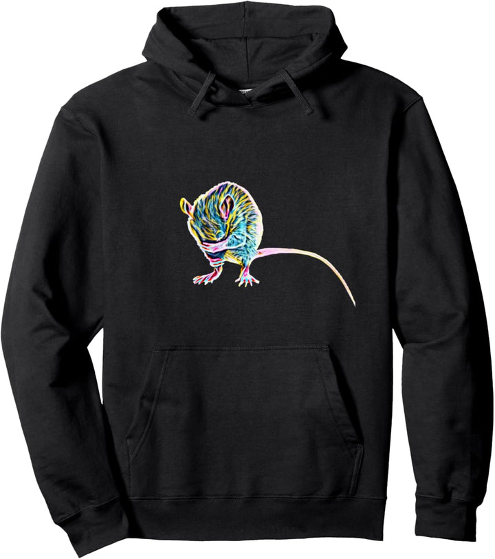 Ratten Motiv süsse Ratte Nagetier Käse Haustier Ratte Pullover Hoodie