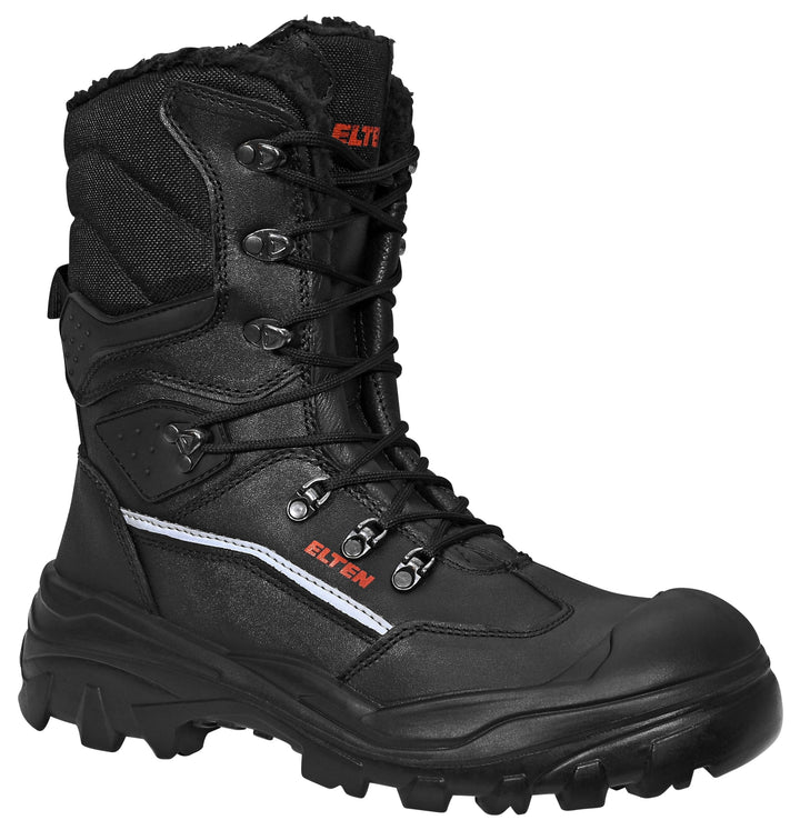 ELTEN Sicherheitsschuhe, Winter ERIC S3 CI, Damen und Herren, Leder/Textil, Stahlkappe, robust, Schw