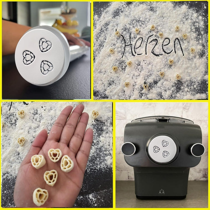 MY Pasta - Hörnchen/Maccheroni/Bucatini - Zubehör für Pastamaker - Pasta Disc Kompatibel mit Philips