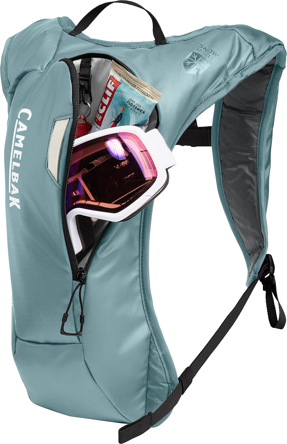 CAMELBAK Unisex-Adult Zoid Winter Trinkrucksack 3l mit 2l Reservoir 3L Blauer/Schwarzer Nebel, 3L Bl