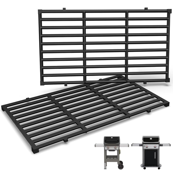 QuliMetal Grillroste für Weber Spirit 200 und Spirit II 200 Serie, 44,5 x 25,9 cm, 2er Set, passend