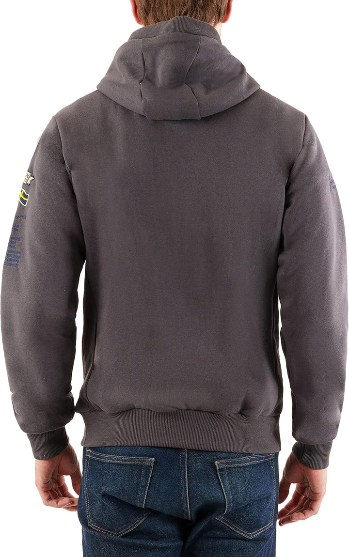 Geographical Norway GYMCLASS Men - Herren Kapuzenpullover Hoody XXL Dunkelgrau, XXL Dunkelgrau