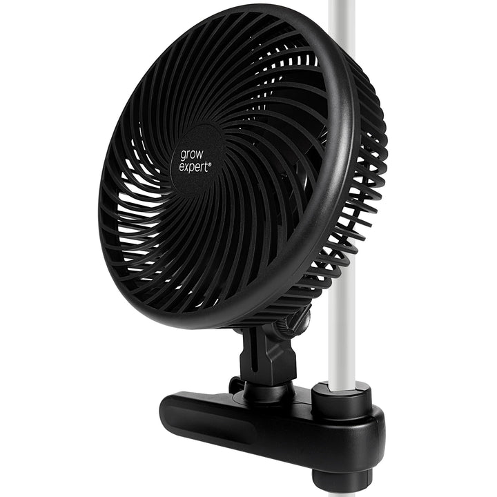 Oszillierender Clip-Ventilator für Growbox & Growzelte EC-Motor mit 10 Stufen, 32 dB(A), 250cm Kabel