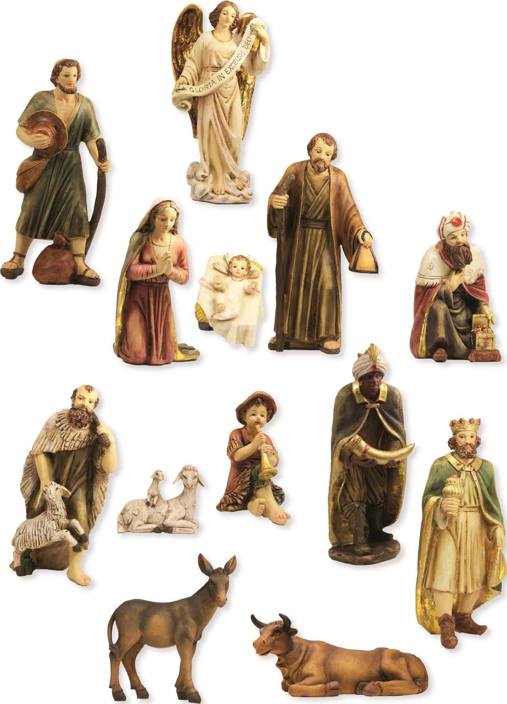 Krippenfigur Krippenset 13-TLG. Passen für 10cm Figuren (444444635284546)
