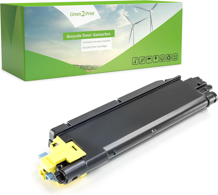 Green2Print Toner gelb 12000 Seiten ersetzt Kyocera TK-5160Y, 1T02NTANL0 passend für Kyocera ECOSYS