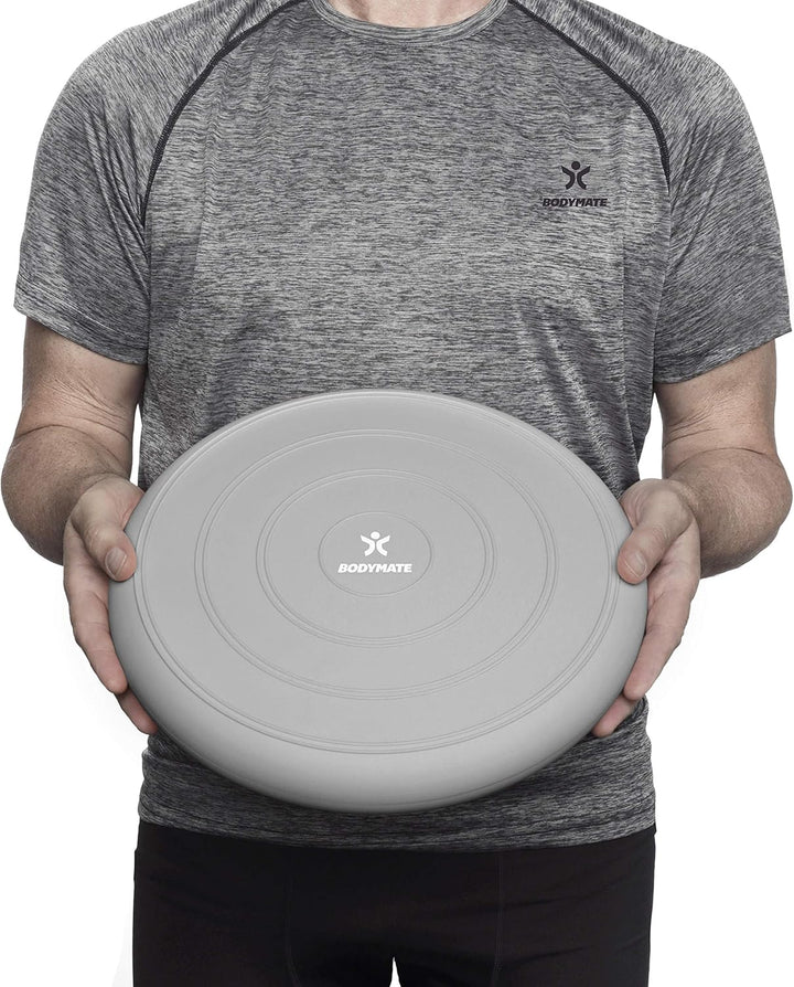 BODYMATE Ballsitzkissen COMFORT inkl. Pumpe 33cm Durchmesser - Balance-Kissen, Sitzballkissen, Luftk