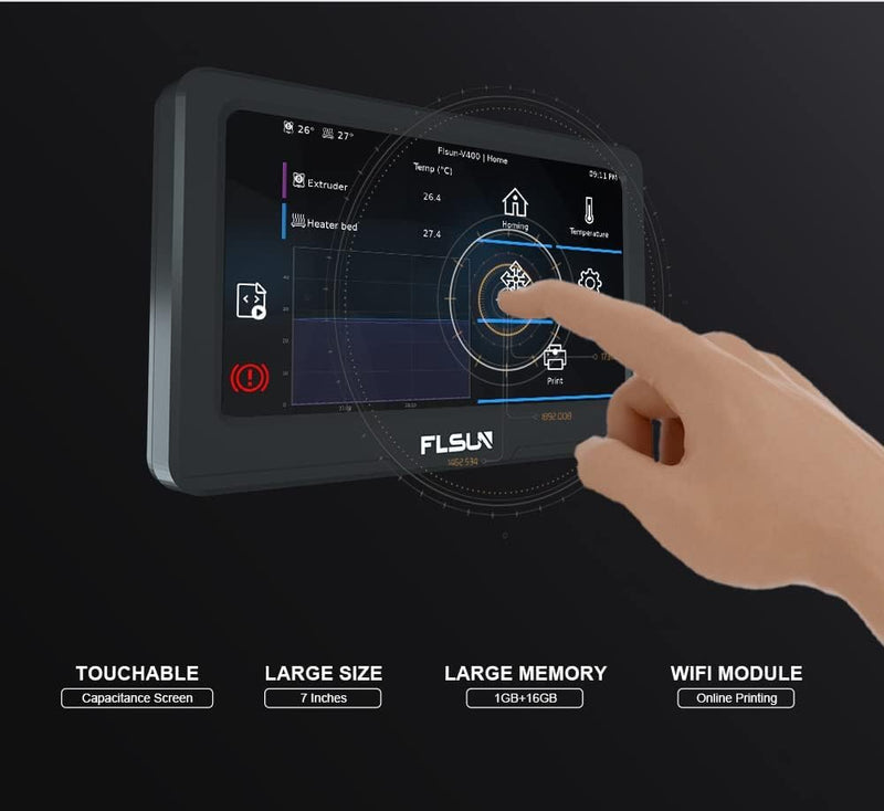 FLSUN Speeder Pad 3D-Druckgerät Klipper, die Druckgeschwindigkeit Wird um das 2- bis 5-fache erhöht,