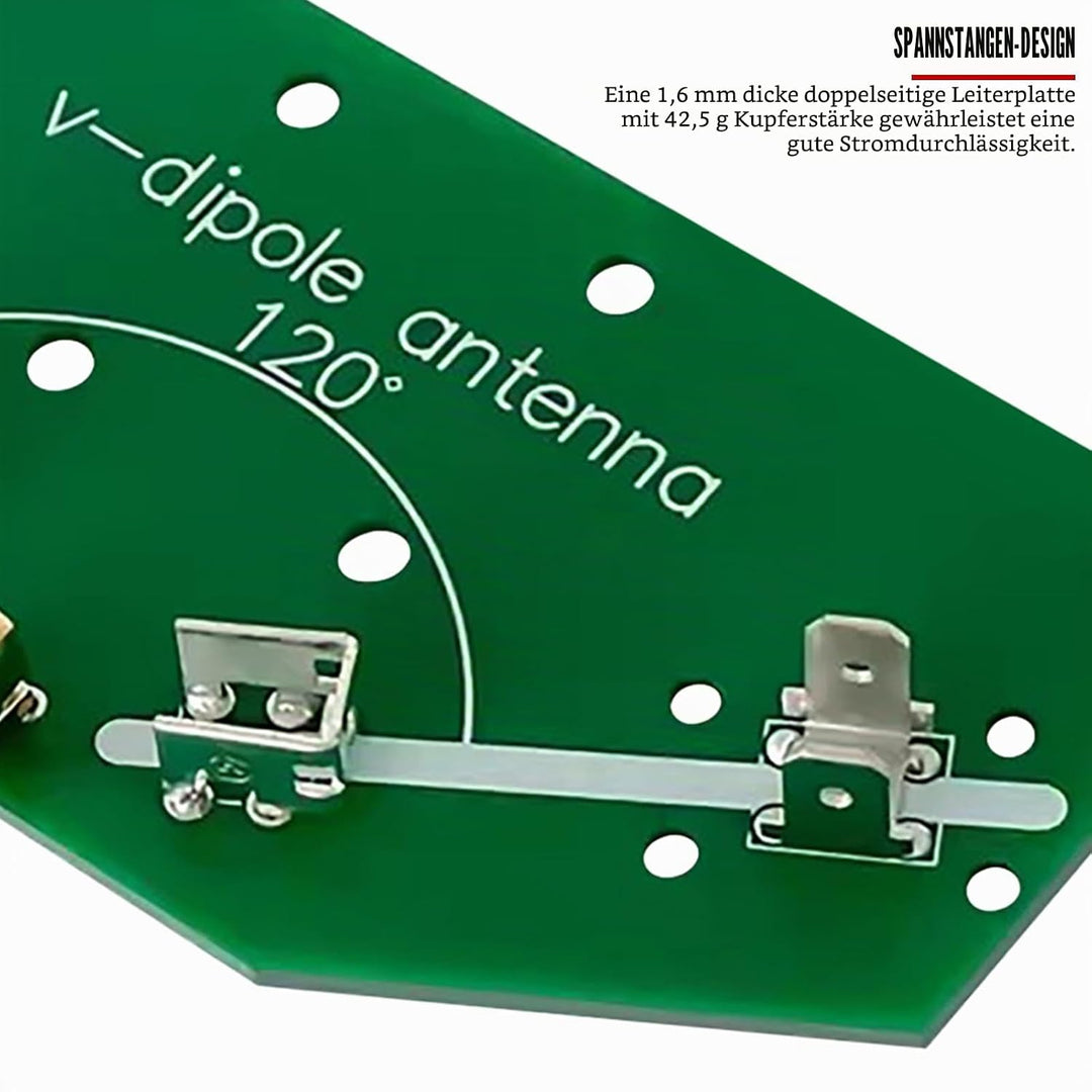 Antenne V-Dipol Funkfrequenz 78M-1 GHz Funk-Ersatzantenne Universal-Innenraum-Akzeptor