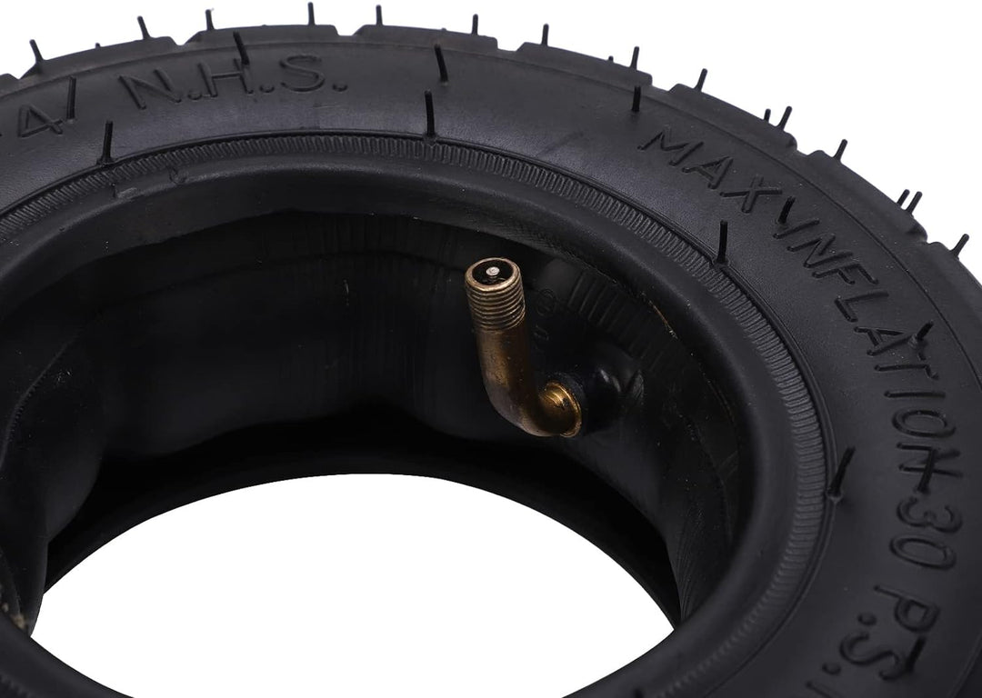 Hozee 2.50-4 Reifen und Schlauch, Safe Low Noise 2.50-4 Reifen- und Schlauchsatz Gummi für Sackkarre