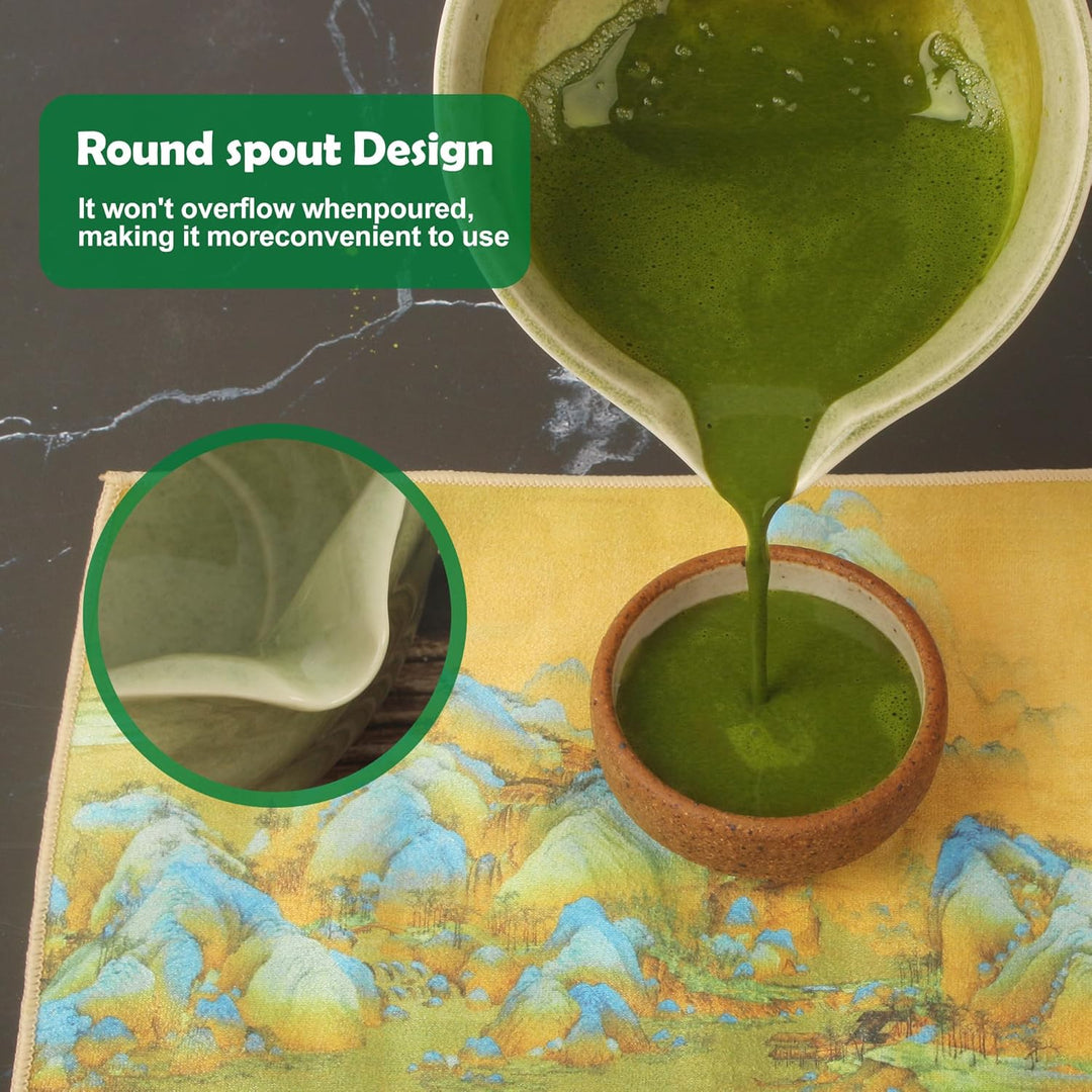 Matcha Set - Matcha Tea Set 7 Piece Matcha Besen Set, Matcha Zubehör - Matcha Set für Einsteiger - S