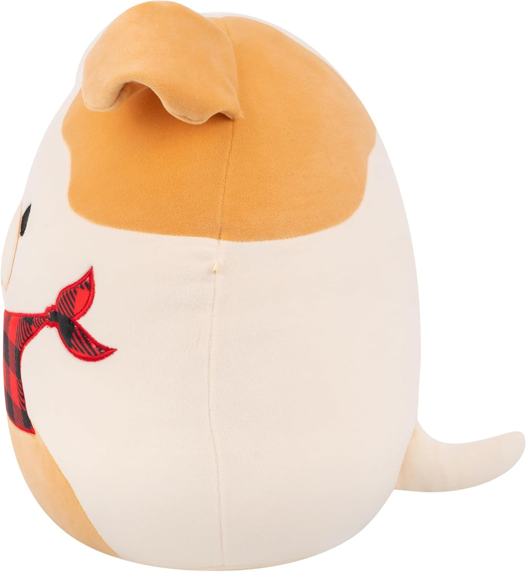 Squishmallows SQCR08585 - Brock die Bulldogge mit Bandana 30 cm, offizielles Jazwares Plüsch, superw