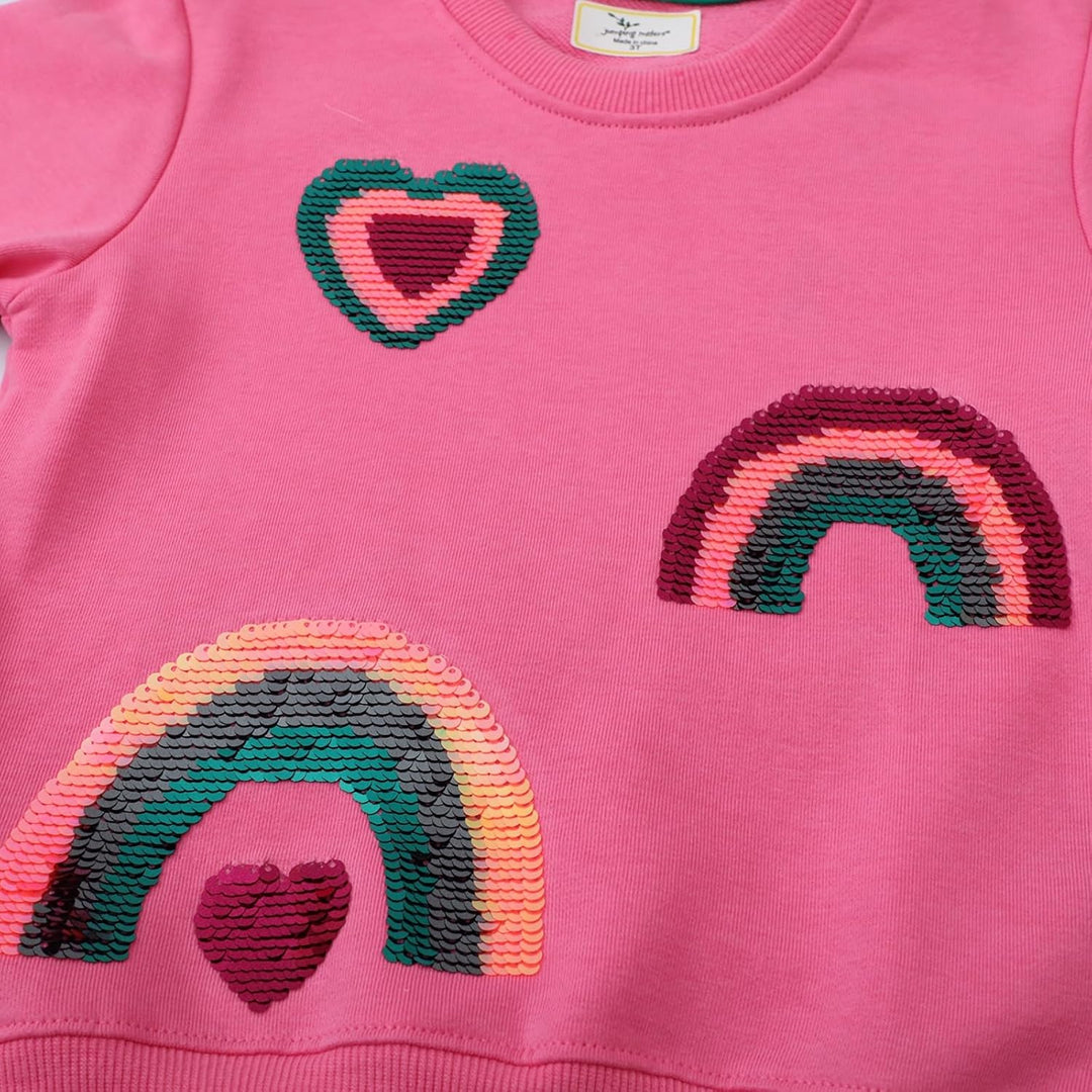 CM-Kid Sweatshirt Mädchen Langarm Pullover Kinder Shirts Baumwolle Warm Tops 1-7 Jahre Gr.92-122 110