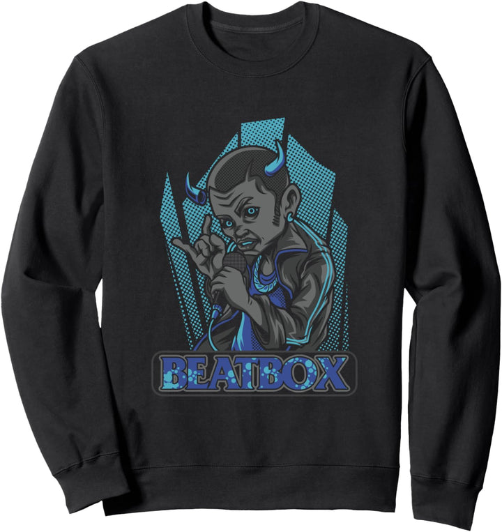 Sänger Hiphop Cooler Beatbox Ghetto Rap Beatboxer Künstler Sweatshirt