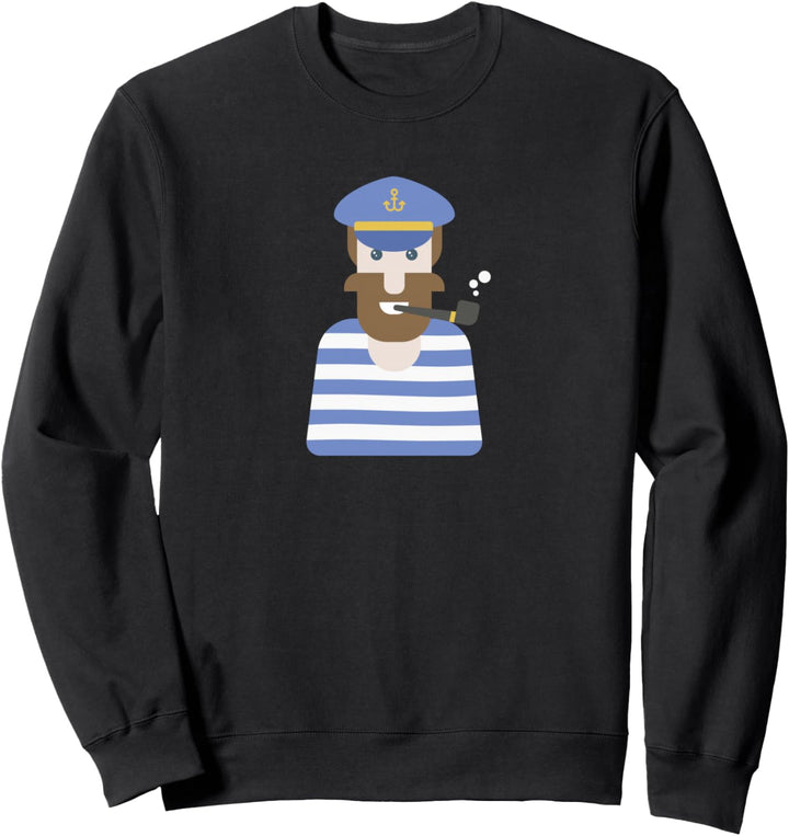 Seemann Maritim Kapitän Bootfahren Yacht Segeln Seemann Sweatshirt