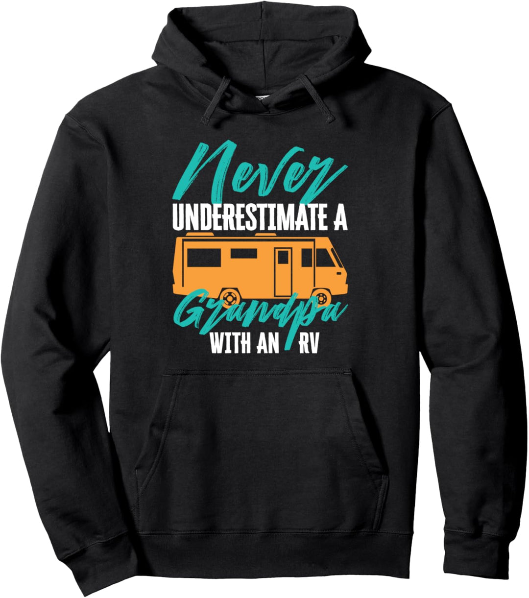 Camping-Design für coolen Wohnmobil, alter Mann Pullover Hoodie