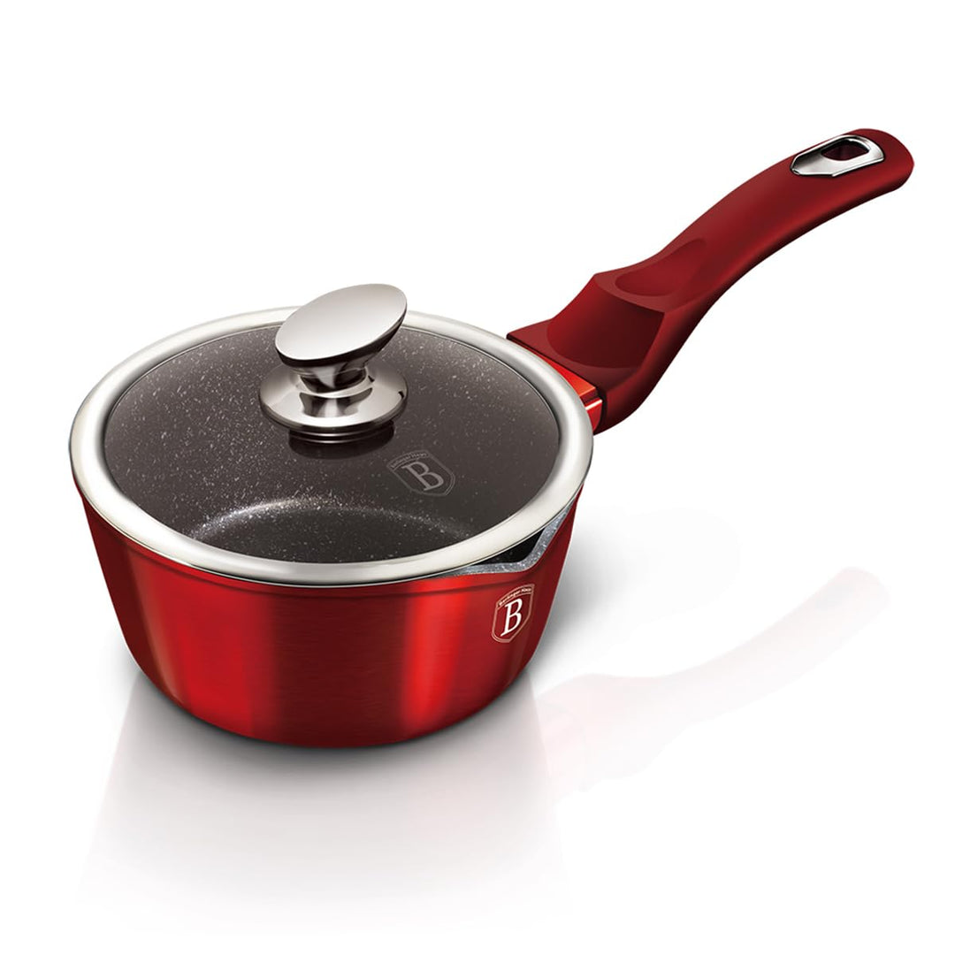 Berlinger Haus Metallic Line BH-1525N Stieltopf, 16 cm, Bordeaux