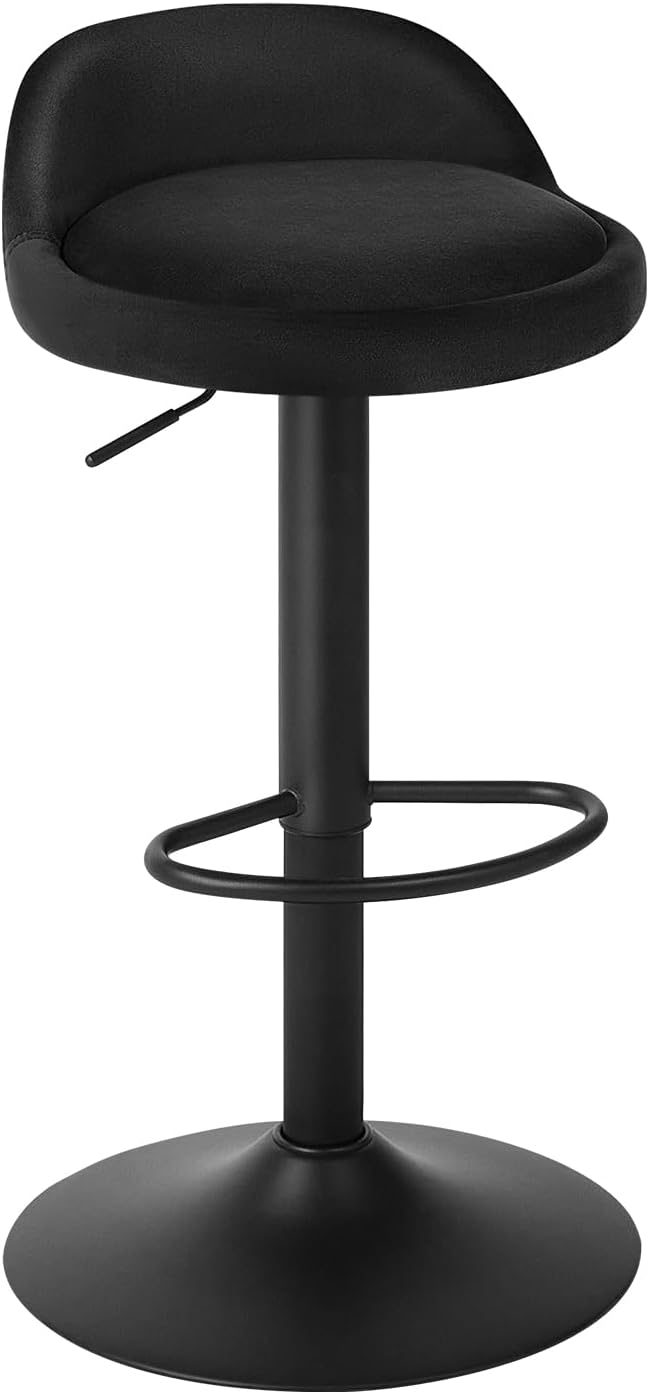 EUGAD Barhocker 4er Set 360° Drehstuhl Barstuhl mit Rückenlehne Fussstütze 120kg belastbar höhenvers