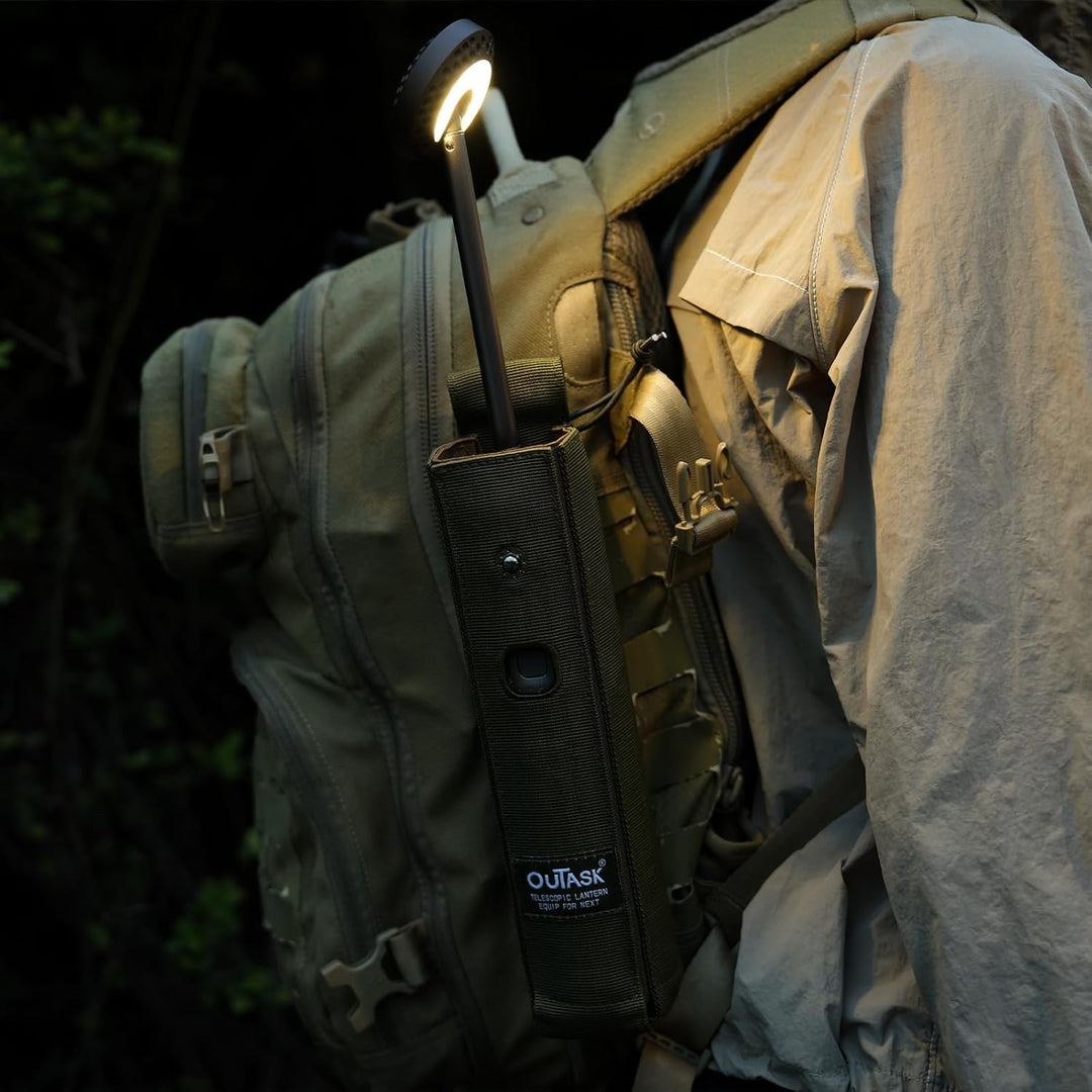 Laternenzubehör, Teleskop-Camping-Lichtkoffer, Outdoor-Camping, Laternen-Tasche, tragbare Campingaus