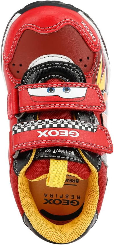 Geox Jungen B Todo Boy B Sneaker 22 EU Red Black, 22 EU Red Black