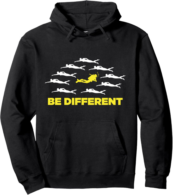 Diver Taucher Different Tauchen Scuba Schnorcheln Tauch Pullover Hoodie