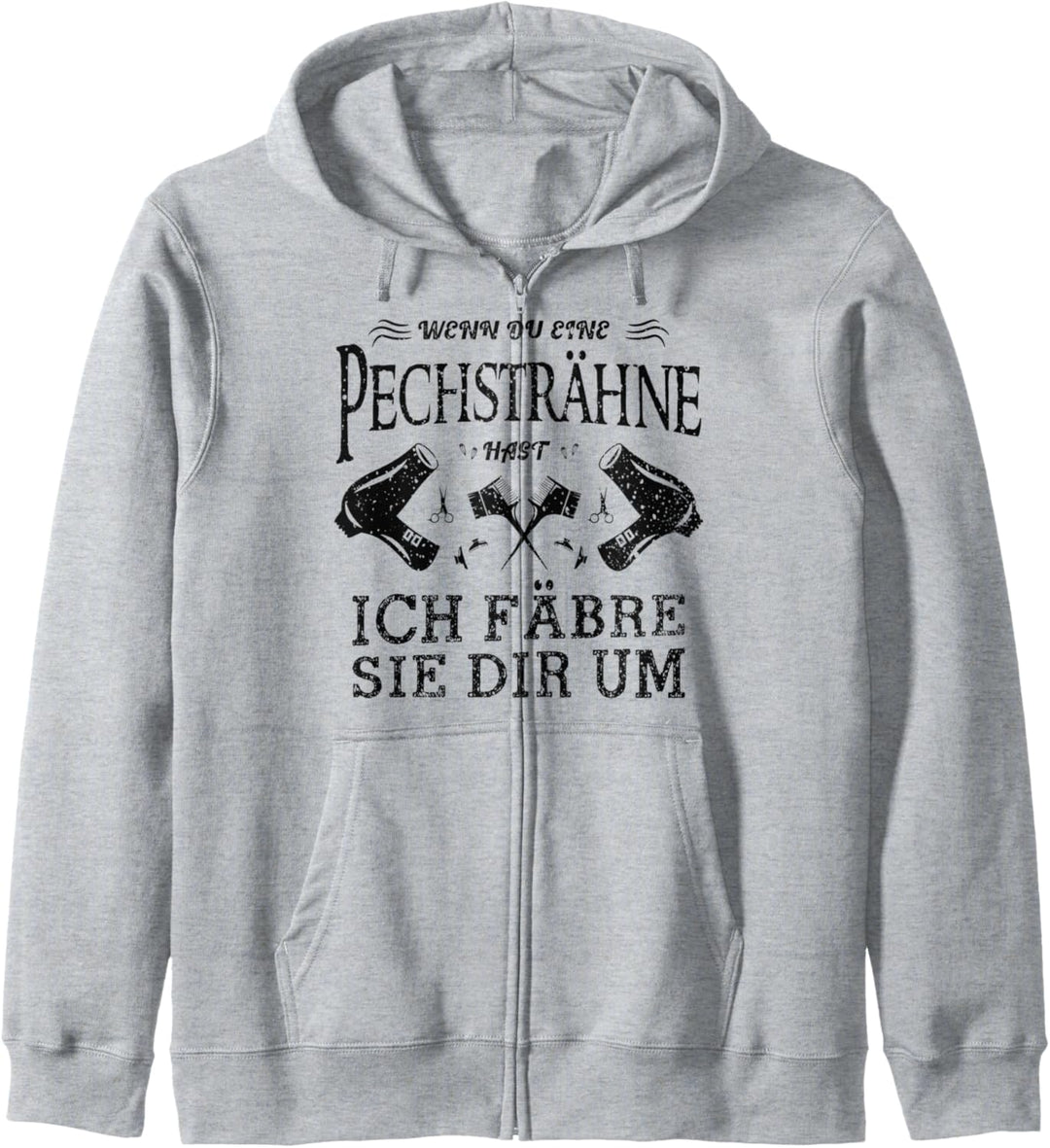 Friseur Geschenk Sprüche für Frisuerin Frisörin Kapuzenjacke
