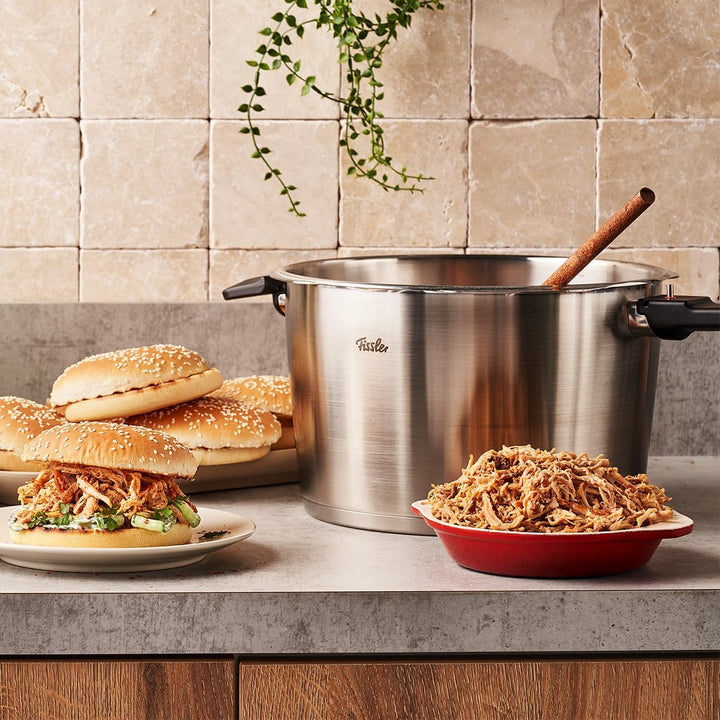Fissler Vitavit Premium / Schnellkochtopf (8 L, Ø 26 cm) Edelstahl-Dampfkochtopf,4-Garstufen, inkl.