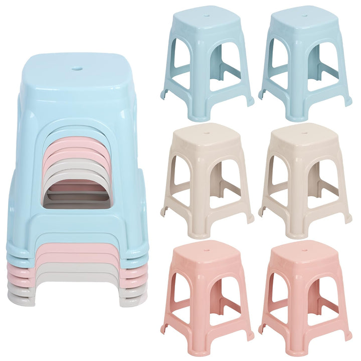 Stapelbare Klassenzimmer-Hocker, 44,5 cm, Kunststoff, flexibel, für Klassenzimmer, Höhe, stapelbare