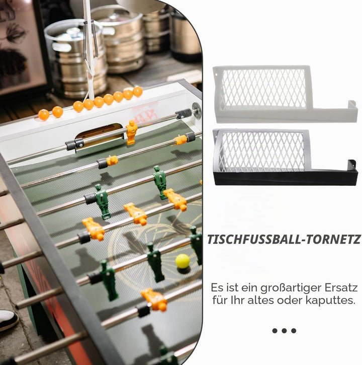 HEMOTON Tischfussball Ballfangnetz Ersatz Für Interaktive Fussballmaschine Stabiler Netzrahmen Für T