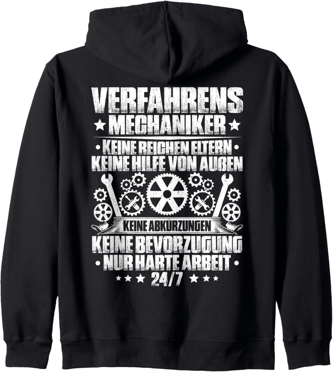 Harte Arbeit Verfahrensmechaniker Kapuzenjacke