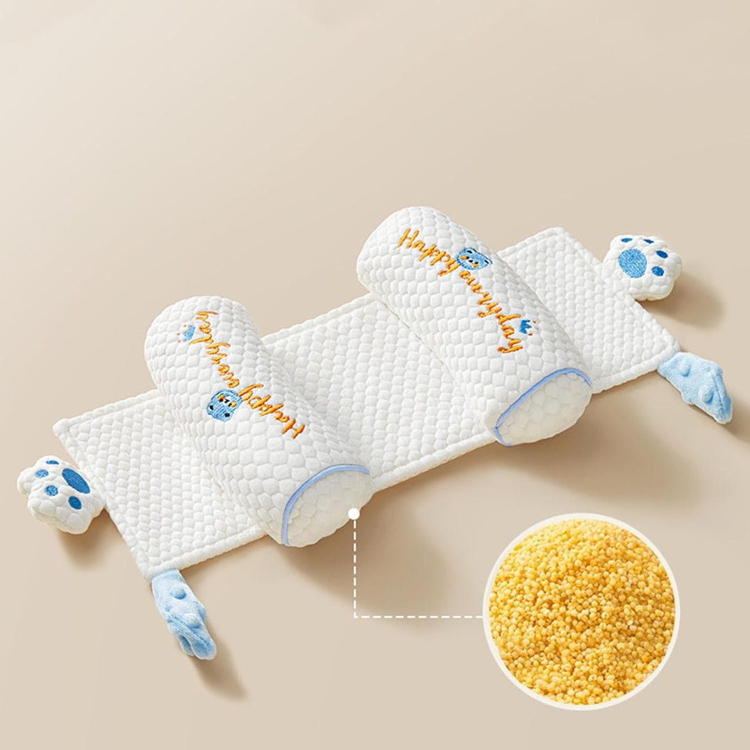 Weiche Kopf Und Nackenstützkissen, Ergonomisches Kopfkissen | Kinder Kopfformkissen Verstellbares St