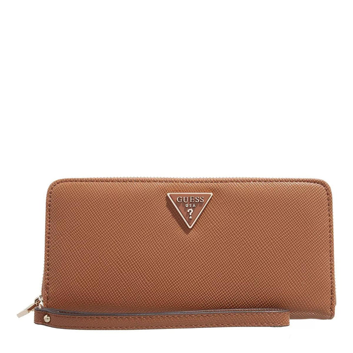 GUESS Portemonnaie mit Zip-Around-Reissverschlu, braun(cognac), Gr. One Size