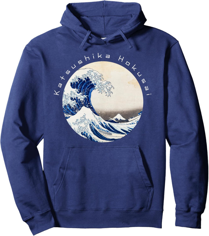 The Great Wave off Kanagawa Katsushika Hokusai Japanese Art Pullover Hoodie