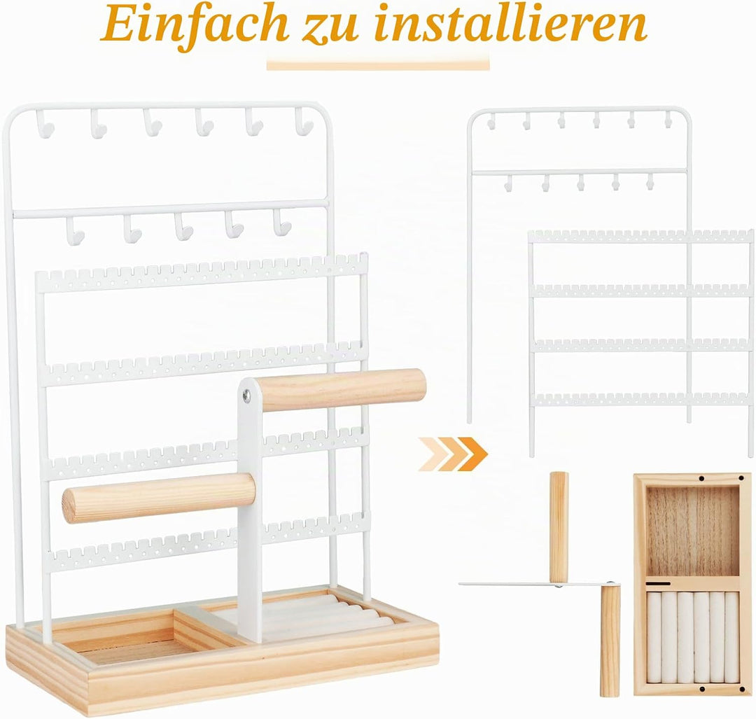 Kingling Schmuckständer Schmuckhalter, Schmuckaufbewahrung Ketten Schmuck Ständer, Schmuck-Organisat
