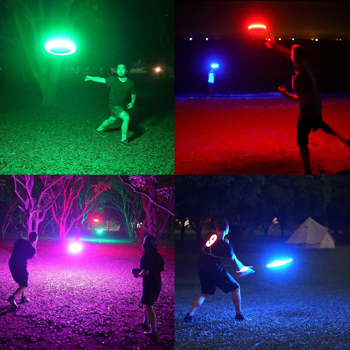 TOSY Flying Disc – 16 Millionen RGB-Farben oder 36 LEDs, Hell, Smart-Modi, automatisches Aufleuchten