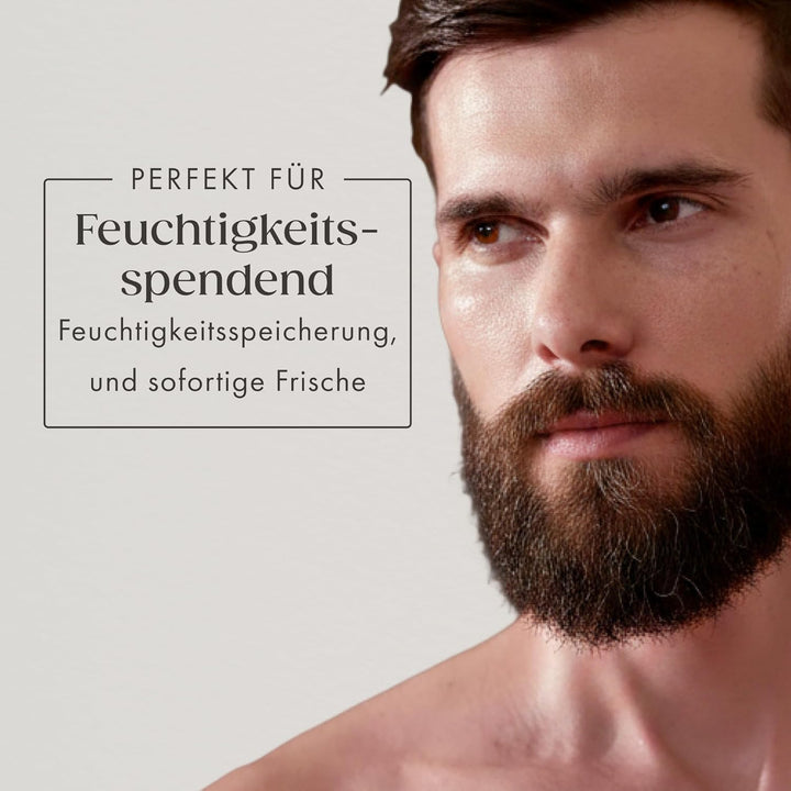 Satin Naturel BIO Bartöl kaltgepresst 100ml – Premium Beard Oil für Herren – Bartpflege mit männlich