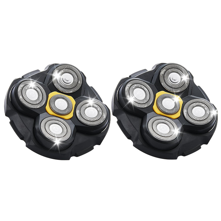 Rasierer Ersatzköpfe Kompatibel mit Microtouch Titanium Kopf Rasierer für kahle Männer (Blau/2PCS),