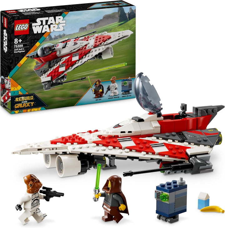 LEGO Star Wars Jedi Bobs Sternjäger, Bauspielzeug, Spielzeug-Sternenschiff Steinen, beliebter Charak