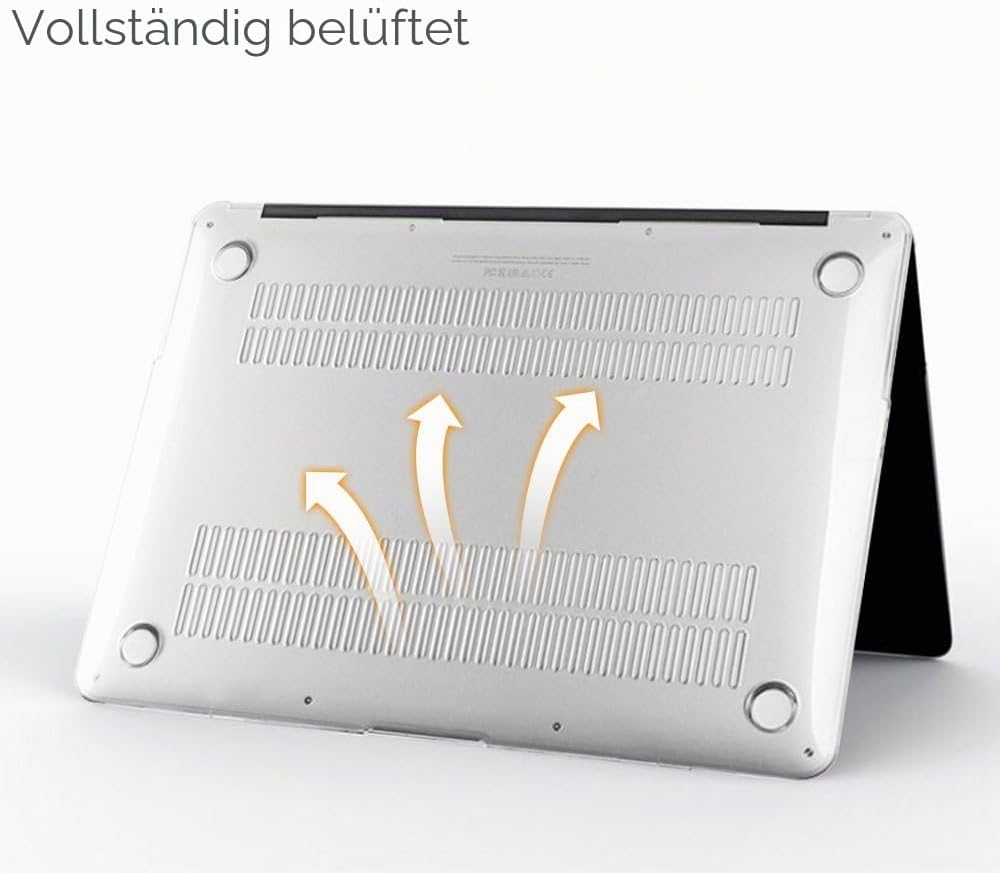 Fintie Hülle Kompatibel mit MacBook Air 13 (2010-2017) A1466/A1369, Ultradünne Plastik Hartschale Sc