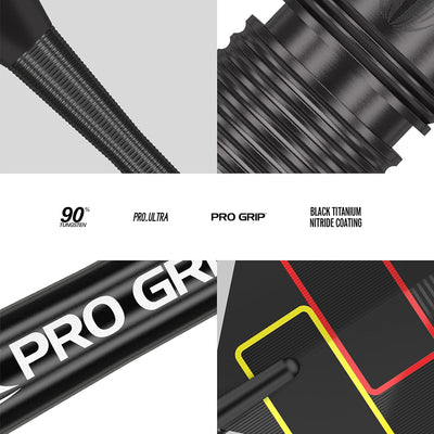 Target Darts Gabriel Clemens Schwarz Edition 90% Wolfram Steeldarts-Set Dartpfeile 23G, 23G