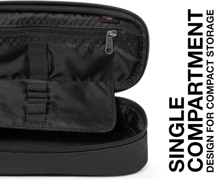 Eastpak OVAL SINGLE Federmäppchen, 22 cm Schwarz Bundle mit Federmäppchen, Schwarz Bundle mit Federm