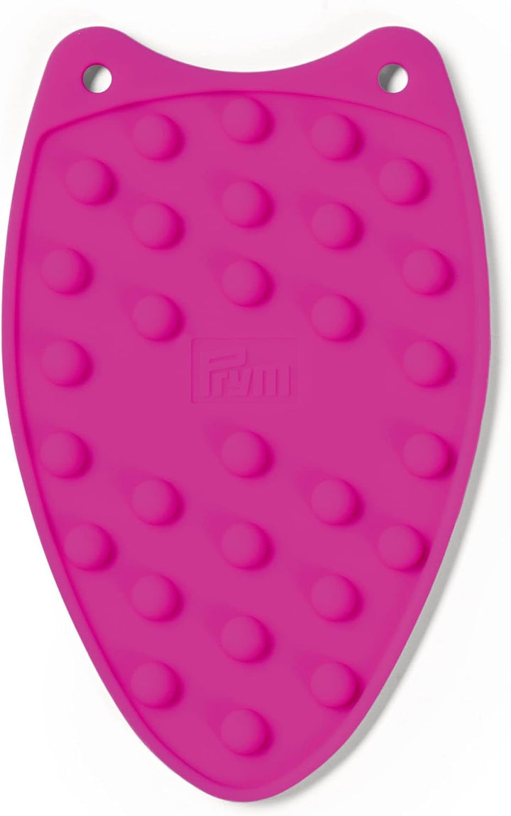 Prym 611915 Dampfbügeleisen Mini & Bügeleisen-Ablage Mini, Silikon, pflaumenblau, Plastik, 7 x 5 x 3