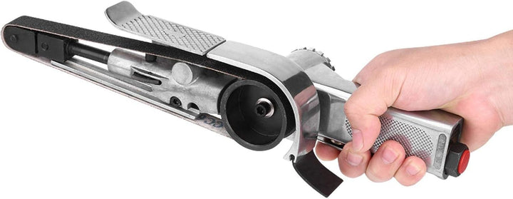 20mm Pneumatischer Bandschleifer, Luftbandschleifer Polierer Schleifmaschine Werkzeugmetall