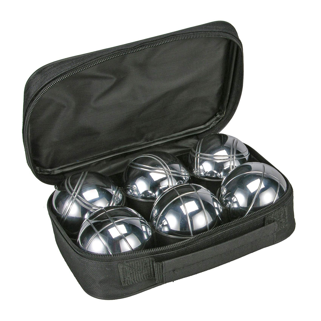 Bouleset Boccia Set 6X 720g Metallkugeln Boulekugeln Petanque Massband Tasche