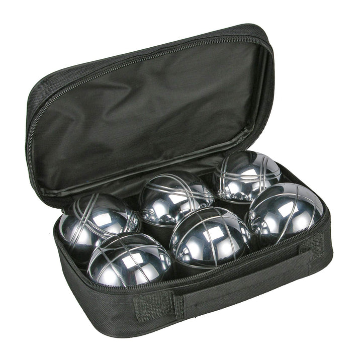 Bouleset Boccia Set 6X 720g Metallkugeln Boulekugeln Petanque Massband Tasche