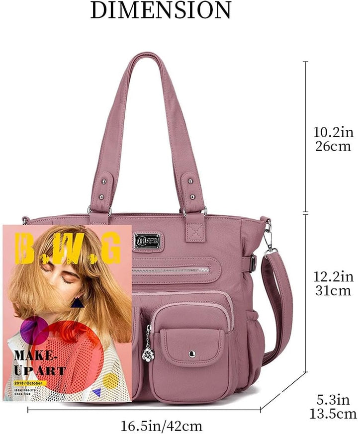KL928 Handtasche Damen Tasche Umhängetasche Schultertasche Damentaschen gross für Damen Frauentasche