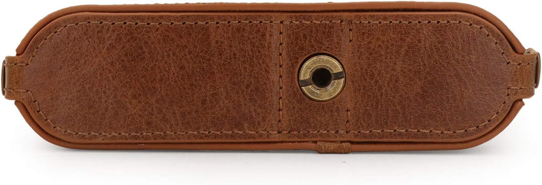 MegaGear MG1719 Ever Ready Kameratasche aus echtem Leder, kompatibel mit Leica Q2, Braun, Braun