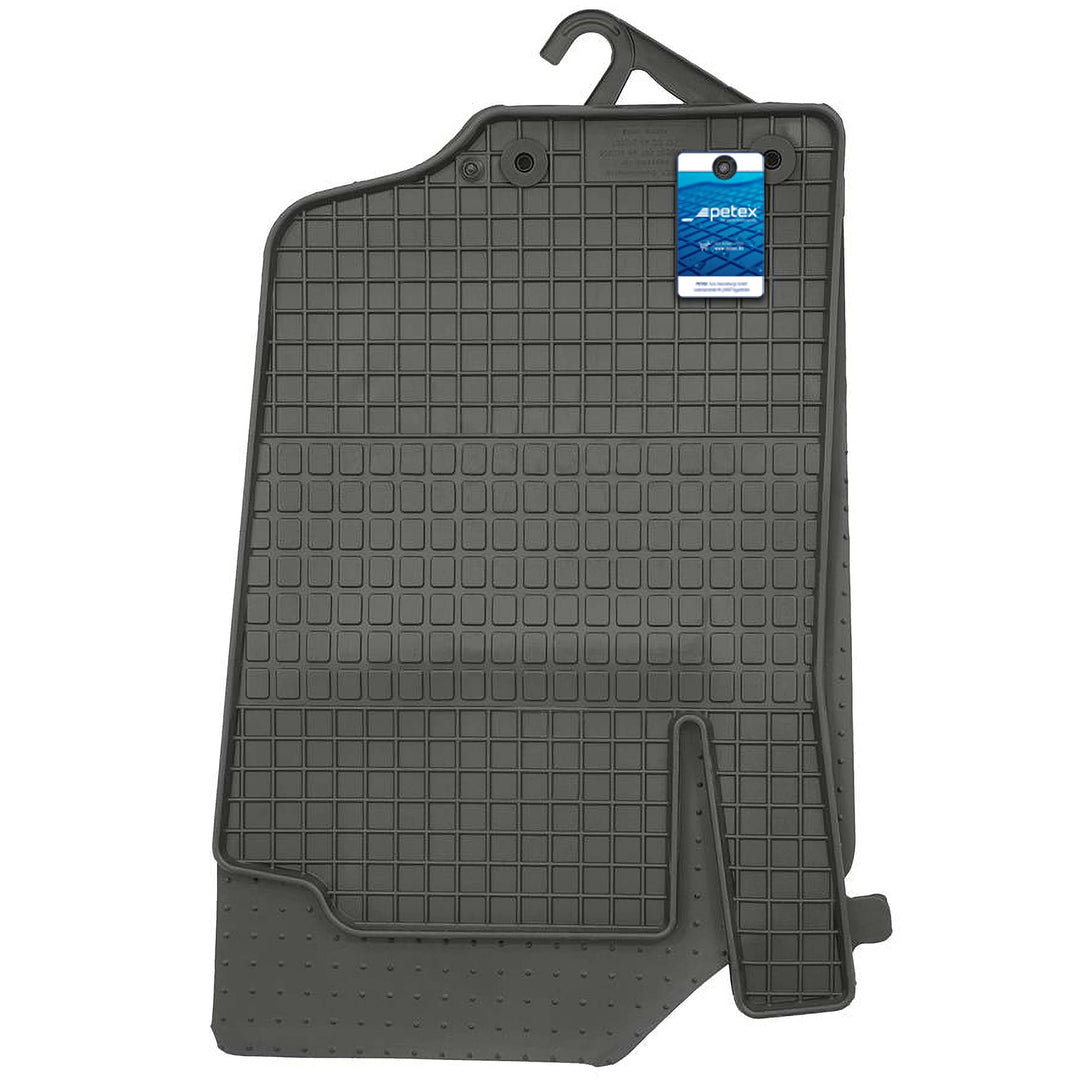 PETEX Gummimatten passend für 207 ab 04/2006-03/2012 / 207 CC ab 02/2007 Fussmatten schwarz 4-teilig