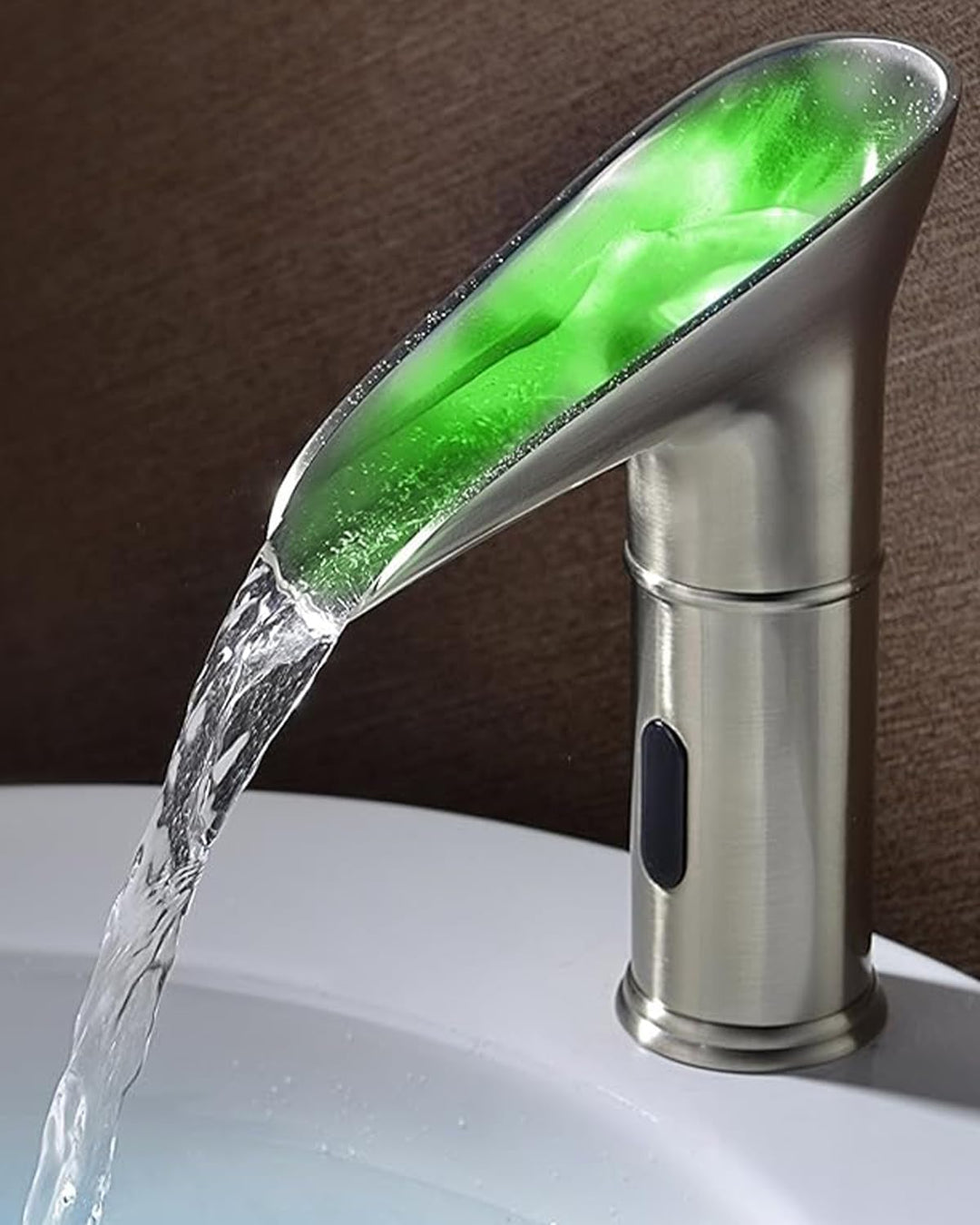 Gangang Led Kalt- Und Heiss-automatischer Sensor Wasserhahn Berührungslos Wasserhahn Dc 3 Farben Was