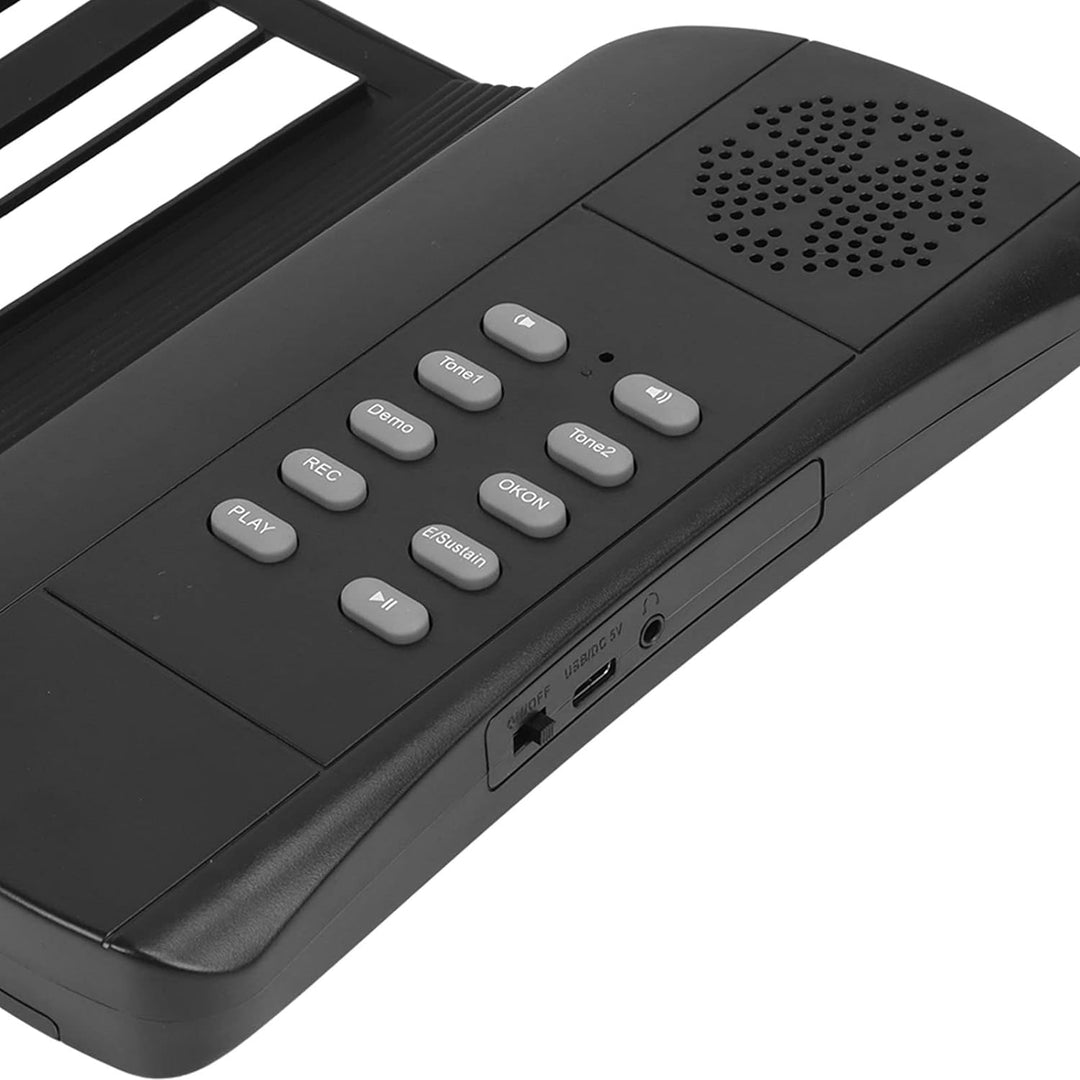 Roll Up Piano, 61 Tasten Tragbares Elektronisches Keyboard Faltbares Bluetooth MIDI Keyboard Piano f